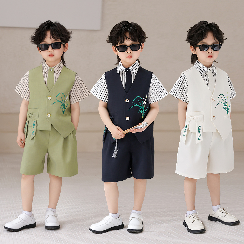 Conjunto de Traje Formal de Ve - Embroidery Ring Sizes reseña y precio