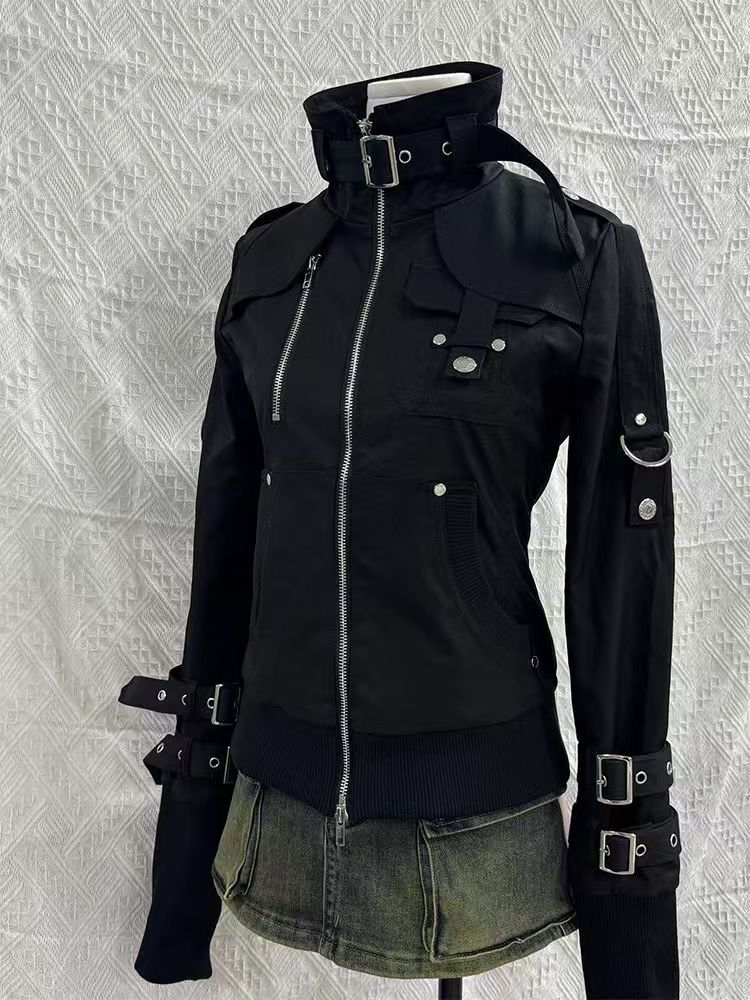 Chaqueta de Motociclista Infor - Embroidery Zip Up Hoodie reseña y precio