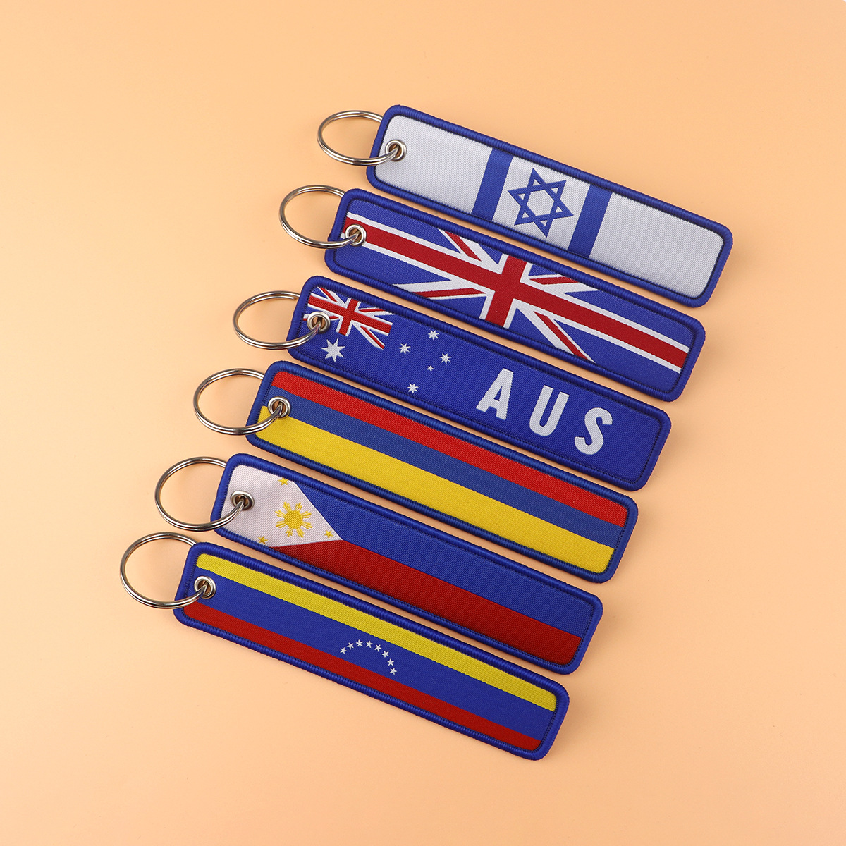 1 unidad de llavero bordado co - Embroidery Keychain reseña y precio