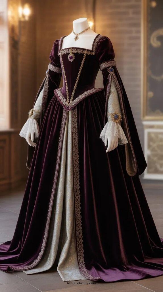 Vestido de fiesta morado de du - Embroidery Garments reseña y precio