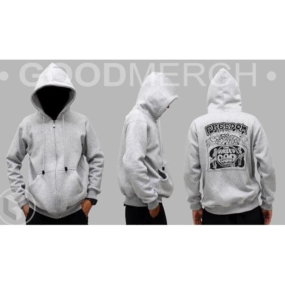 Sudadera con capucha con crema - Embroidery Zip Up Hoodie reseña y precio