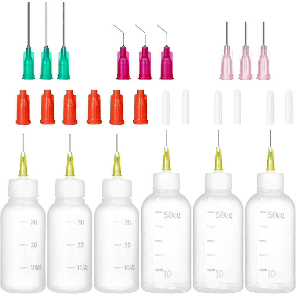 Juego de botellas exprimibles  - Embroidery Art Painting reseña y precio