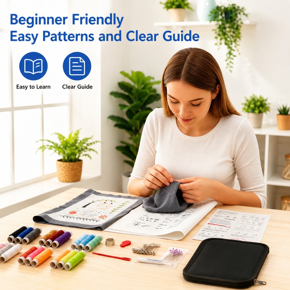 Libro de Práctica de Bordado,  - Embroidery Guide Book reseña y precio