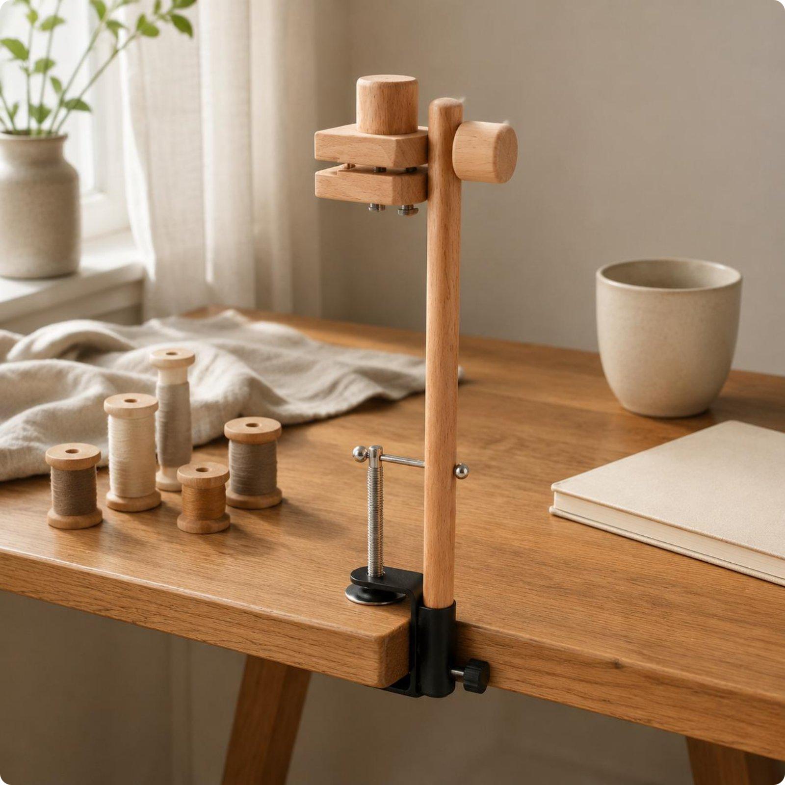 Soporte Giratorio Ajustable de - Embroidery Hoop Stand reseña y precio