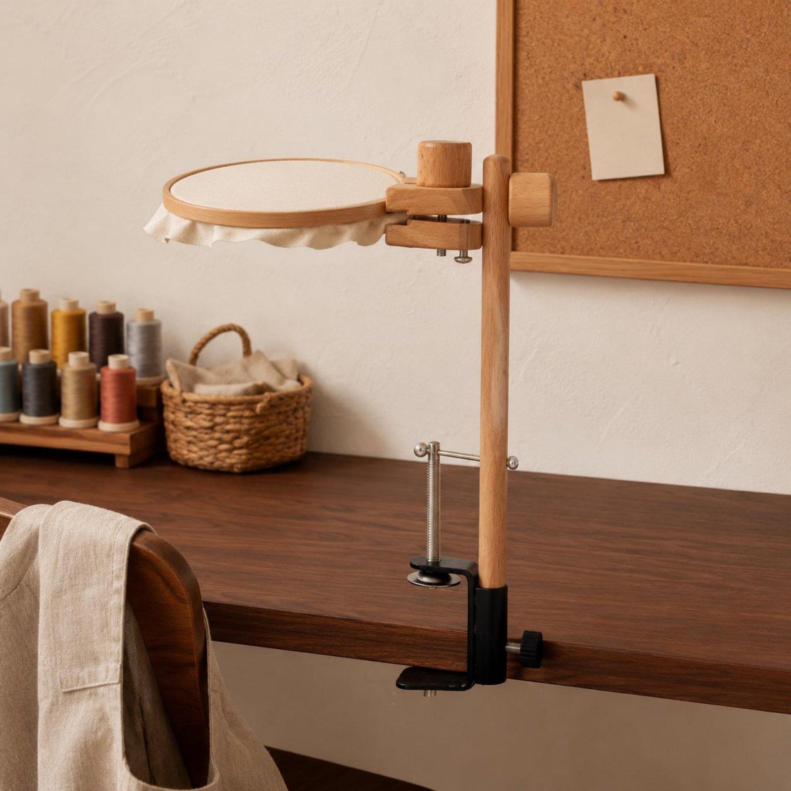 Soporte Giratorio Ajustable de - Embroidery Hoop Stand reseña y precio