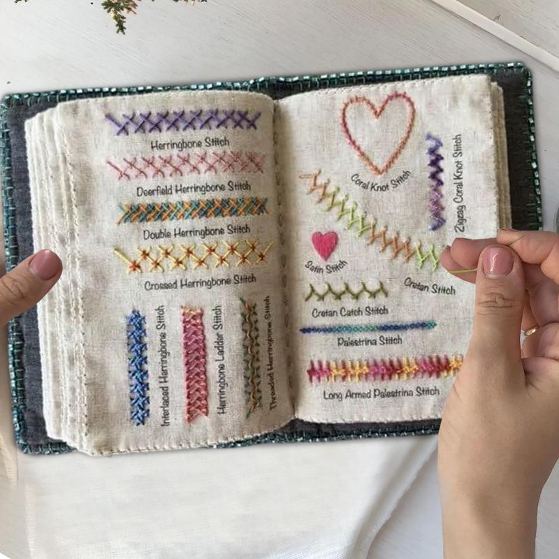 Libro de puntadas de bordado,  - Embroidery Guide Book reseña y precio