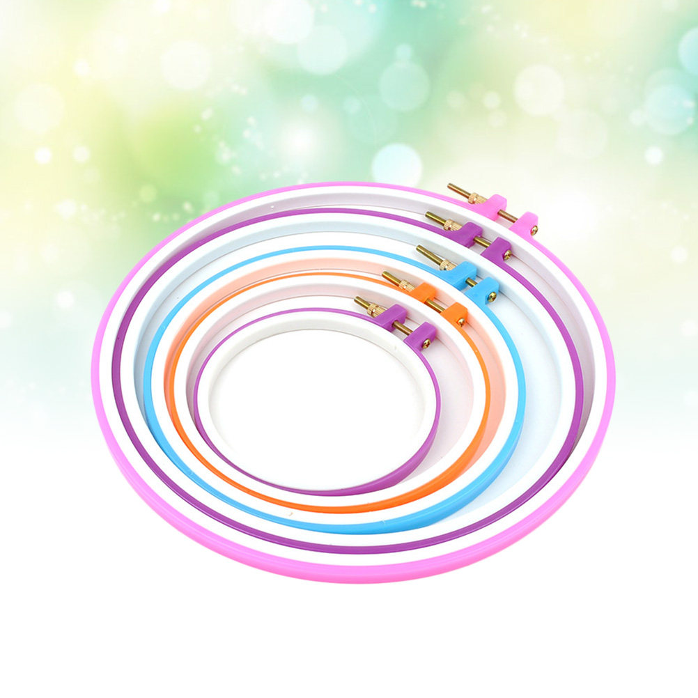 Juego de 5 aros de bordado de  - Embroidery Ring Sizes reseña y precio
